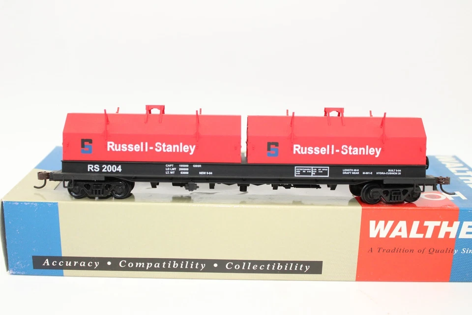 Walthers HO Scale RS Russell Stanley Cushion Coil Car #2004 - Image 1 of 4
