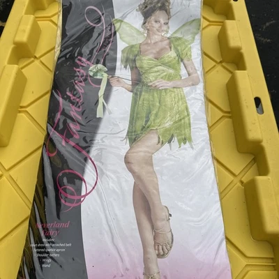 Fun World Neverland Fairy Tinkerbell Halloween Costume 5113 Sexy Adult M/L NEW - Image 1 of 4