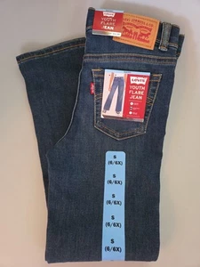 Levi's Girls S(6/6x) High Rise Comfortable Stretch Denim Flare Jeans - Picture 1 of 4