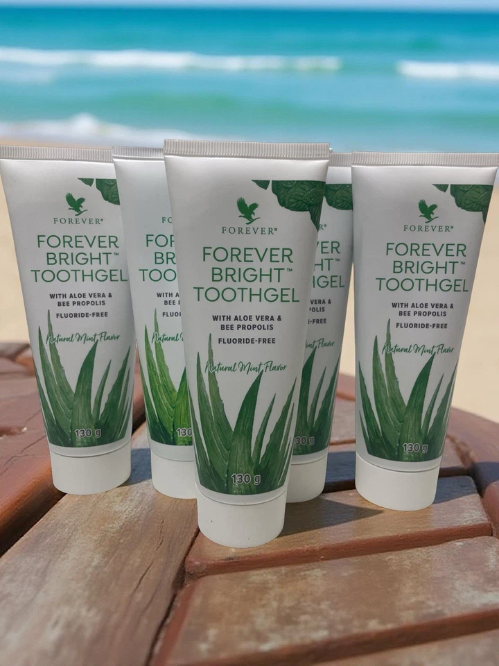 Forever  Bright Toothgel 5 Stück Zahnpasta Zahncreme 130g Ohne Fluoride - Bild 1 von 1