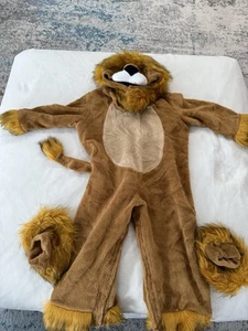 Lion Costume 4-piece Set Size 3T Dress Up Halloween - Picture 1 of 6