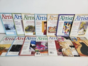 The Artist's Magazine Bulk Job Art Lot 14 Portrait Still Life Landscape Painting - Picture 1 of 9