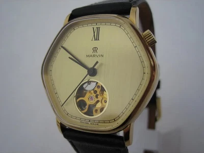 特别 NOS 全新 SEE TROUGH MARVIN 瑞士制造手表 60 — 第 1/4 张图片
