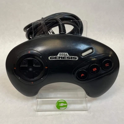 Sega Genesis 3 Button Controller Black 1650 - Image 1 of 4