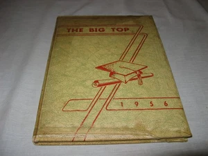 1956 The Big Top U.S. Grant HS High Oklahoma School Yearbook STARK SIGNIERT - Bild 1 von 4
