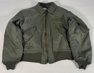 USAF Military CWU-45/P Flyers Flight Jacket Bomber Sage Green Large - Bild 1 von 8