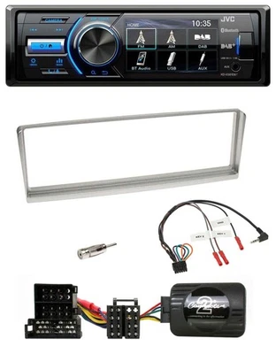 JVC Bluetooth Lenkrad USB DAB Autoradio für Alfa Romeo 156 2002-2003 silber - Bild 1 von 4