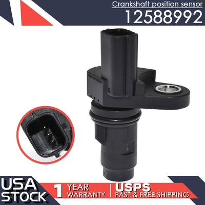 Crankshaft Position Sensor 12588992 for Chevy Malibu HHR Cobalt Buick Regal 2.4L - Image 1 of 4