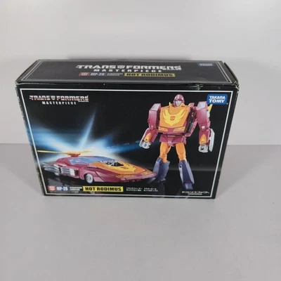 Takara Tomy Transformers obra-prima MP-28 Hot Rodimus  - Imagem 1 de 4