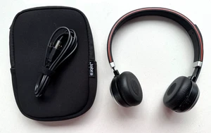 Jabra Evolve 65 Wireless Stereo Headset, MS Teams certified, USB Cable, +Case - Picture 1 of 18