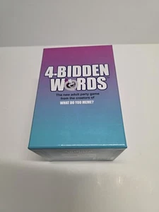 4 Bidden Words COMPLETE What Do You Meme 2018 Cards Forbidden Party - Picture 1 of 7