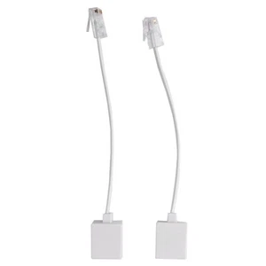2 Stecker 8P4C/ RJ45 RJ11 6P4C Maennlich zu Weiblich M/ F Ethernet Adapter 3707 - Afbeelding 1 van 10