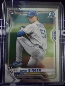 2021 Bowman Chrome - Brady Singer #43 (RC) - Bild 1 von 2