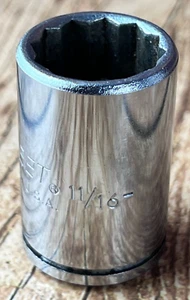 1622 Fleet 12 Point 11/16" Socket Made in USA - Picture 1 of 5