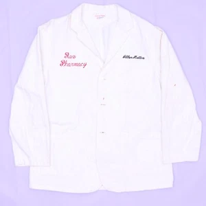 Chaqueta Abrigo de Laboratorio Médico D5193 De Colección Para Hombre Bordado Laboratorio Talla 40 - Imagen 1 de 14