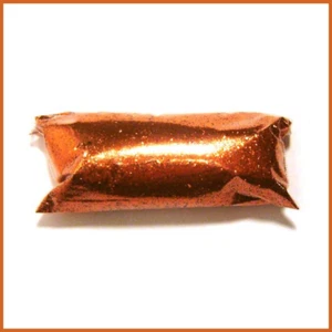 1oz (30ml) Bright Orange .015" Medium Auto-Grade Professional Metal Flake - Picture 1 of 6