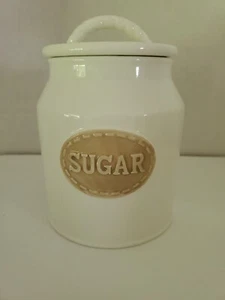 THL Classic Farmhouse Rope SUGAR Canister Summer Home Decor - Picture 1 of 7