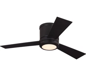 Monte Carlo 42" Clarity II Oil Rubbed Bronze Hugger Remote LED Light Ceiling Fan - Picture 1 of 1