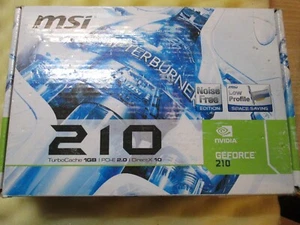 MSI GeForce N210 GeForce 210 512 mB /1gB turbo Cash DDR3 PCI-E Graphic Card - Picture 1 of 5