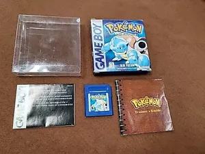 Pokemon Versione Blu - Nintendo Game Boy - CIB completo di scatola testato BUONO - Foto 1 di 15