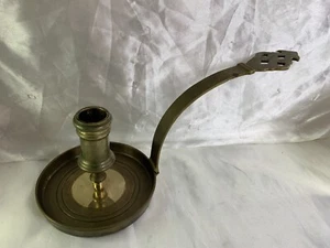 Hong Kong - Decorative Crafts Inc. Solid Brass Frying Pan Design Candle Holder - Picture 1 of 9