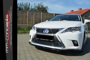 Labio de alerón CUP NEGRO para Lexus CT MK1 200h Facelift frontal enfoque de espada  - Imagen 1 de 8