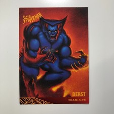 Beast Marvel Spider-Man Team-Ups 1997 Fleer Skybox Trading Card # 41