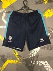 Lincoln City Football Shorts Blue Errea Polyester Mens Size S Ig93