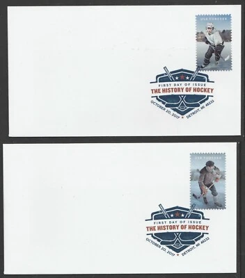 US 5252-5253 History of Hockey (set of 2) DCP FDC 2017 - Image 1 of 2
