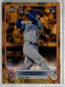2022 Topps Collezione Dorata Cromo Oro Incisione Lava Rifr #94 Alfonso Rivas/10 - Foto 1 di 1
