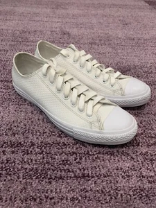 White Converse CTAS II OX Chuck Taylor ALL STAR 153116C Mens9.5/Woms.11.5 - Picture 1 of 8