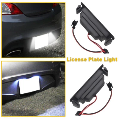 Set of 2 LED License Plate Light 6000K White For 2010-2016 Hyundai Genesis Coupe - Image 1 of 4
