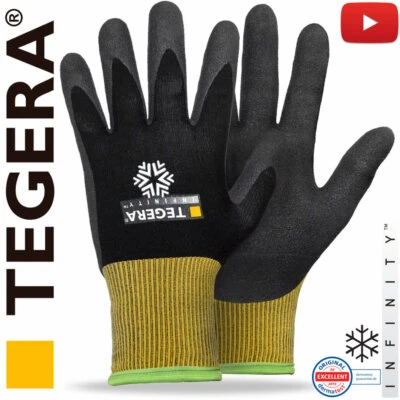 Tegera Arbeitshandschuhe Winterhandschuhe Winter Dick Gefüttert guter Griff 8810 - Bild 1 von 4