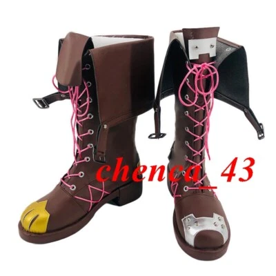 Arcane: League of Legends Jinx Cosplay Shoes Boots Women Custom Made Shoe Props - Image 1 of 4