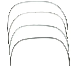 For 1970-1974 Plymouth Cuda Barracuda Wheel Lip Opening Moldings Trim w/Screws - Picture 1 of 7