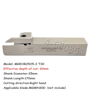 Alta calidad MGEHR2525-3 T35 torno ranura giratoria soportes de corte para MGMN300 - Imagen 1 de 7