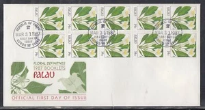 Palau Scott 130a FDC - 1987 edición de flores indias - Imagen 1 de 1