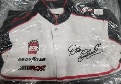 Chaqueta Oficial Nascar Uniforme Dale Earnhardt Sr Blanco/Negro INTIMIDATOR Sarga S Foto 1 de 4