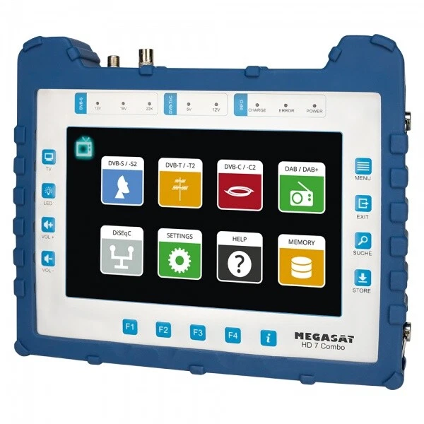 Megasat HD 7 Combo Sat Messgerät - Blau/Weiß