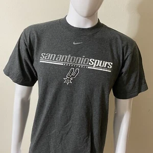 Rare EUC VTG Nike San Antonio Spurs NBA Basketball Gray T-Shirt • Men’s Small - Picture 1 of 10