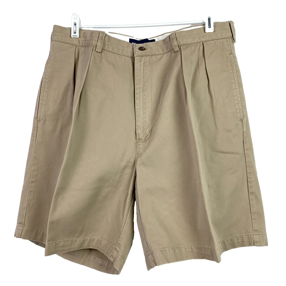 Polo Ralph Lauren Golf Caqui Clásico Plisado Golf Corto Algodón Para Hombres Talla 38 Foto 1 de 4