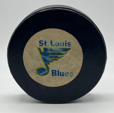 St. Louis Blues 1970's Rawlings Official Size Puck NHL Canada ~ #8 - Image 1 of 2