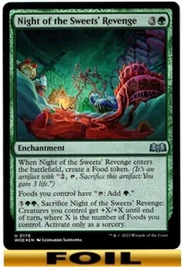 1x - Night of the Sweets' Revenge - FOIL #178 - Wilds of Eldraine - CUC NM MTG - Picture 1 of 1
