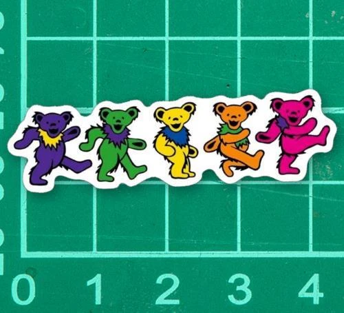 POPART Grateful Dead Sticker deadheads dancing bears