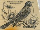 PSX Design AMERICAN ROBIN Bird Rubber Stamp K-2149