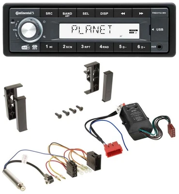 Continental MP3 AUX USB DAB 1DIN Autoradio für Audi A2 A3 8L A6 C5 A4 B5 Bose Ak - Bild 1 von 4