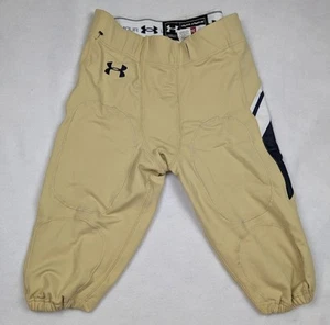 Under Armour Herren XL Navy Midshipmen Icon Fußballhose Navy Gold Weiß, mit Etikett - Bild 1 von 6