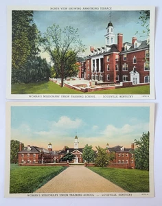 2 VTG LOUISVILLE KY PC Views WOMAN'S MISSIONARY UNION TRAINING SCHOOL & TERRACE - Picture 1 of 2
