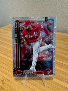 2025 Topps Serie 1 Celebración Confeti Hunter Greene #216 Rojos - Imagen 1 de 3