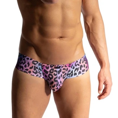 Manstore M800 Cueca Atrevida Masculina Roupa Íntima Hipster Bolsa Copo Perna Alta Sedosa Mate - Imagem 1 de 2